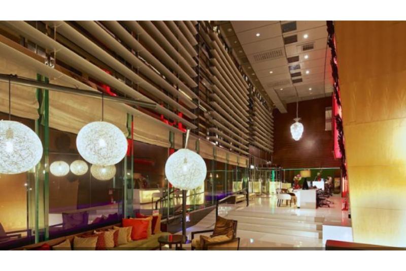 Hotel The Landis Tchaj-čung Exteriér fotografie The lobby of the hotel